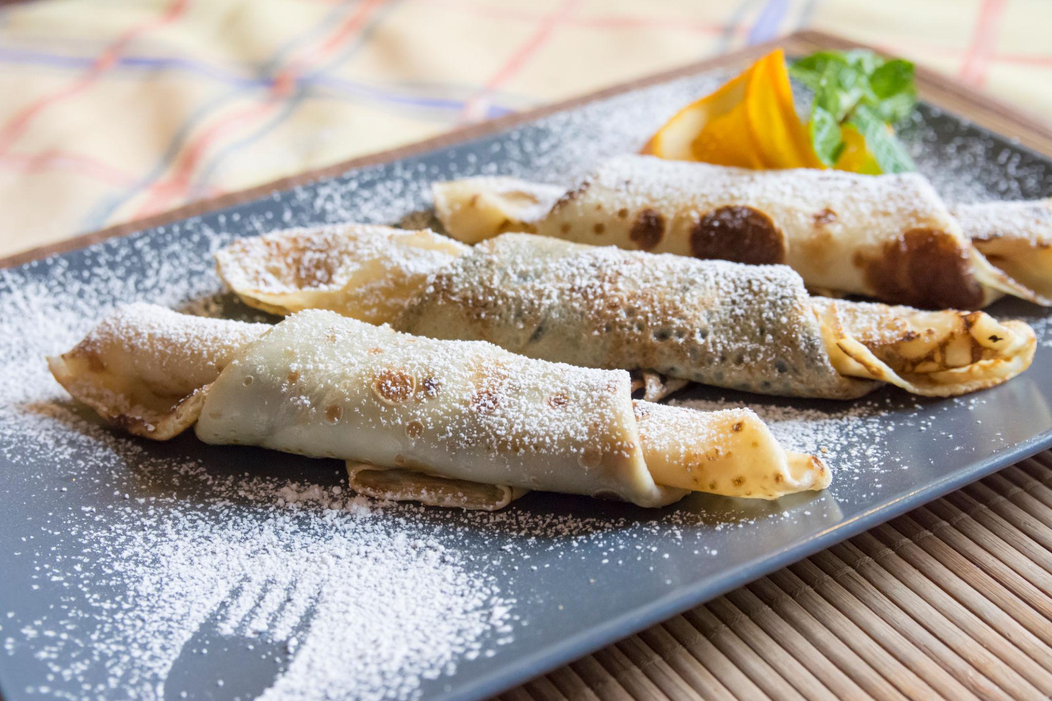 Crêpes légères au sucre