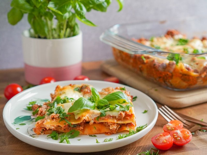 Lasagnes végétariennes aux légumes grillés