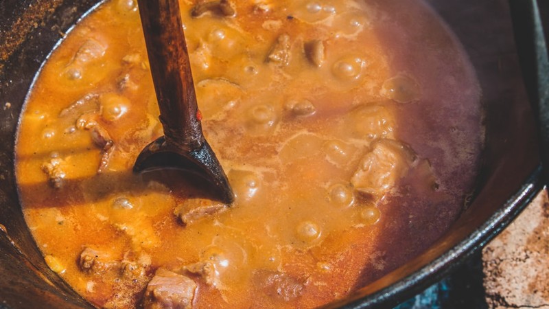 Mafé poulet arachides épices