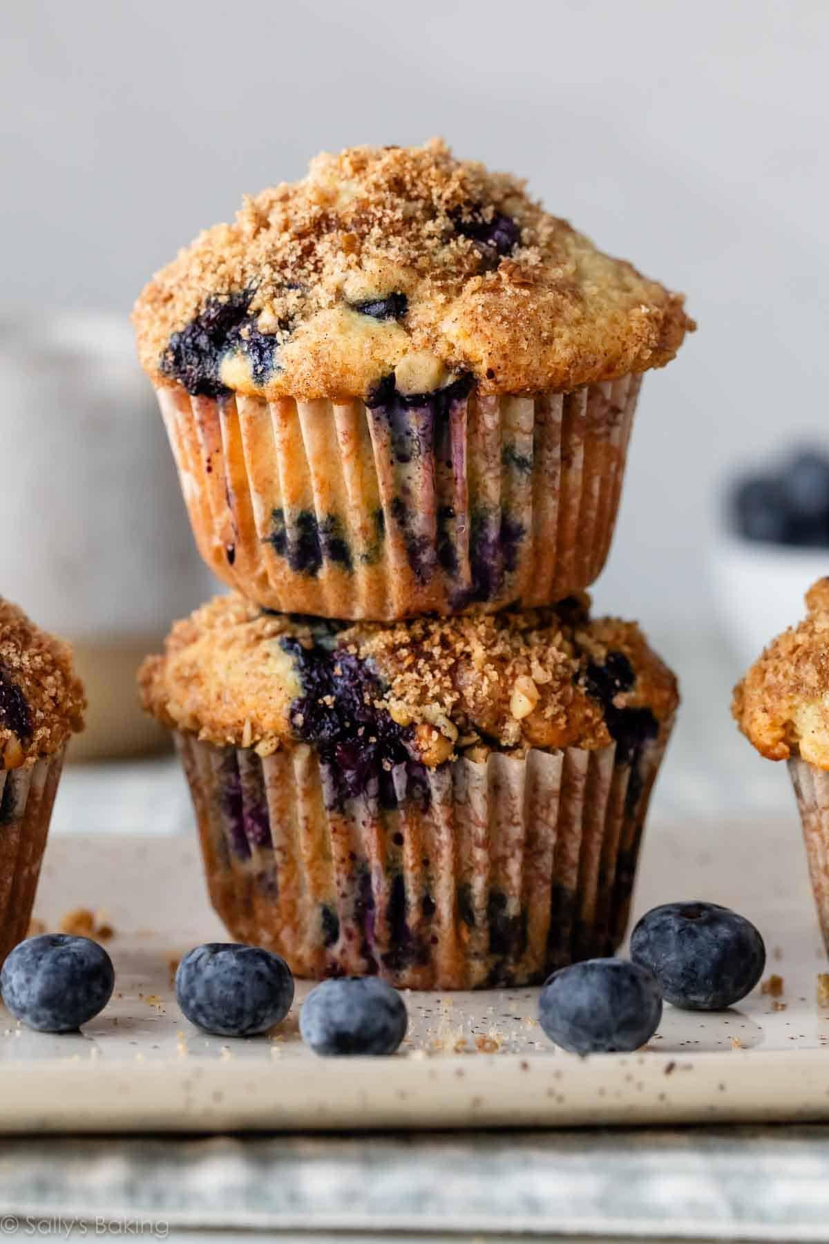 Muffins aux myrtilles