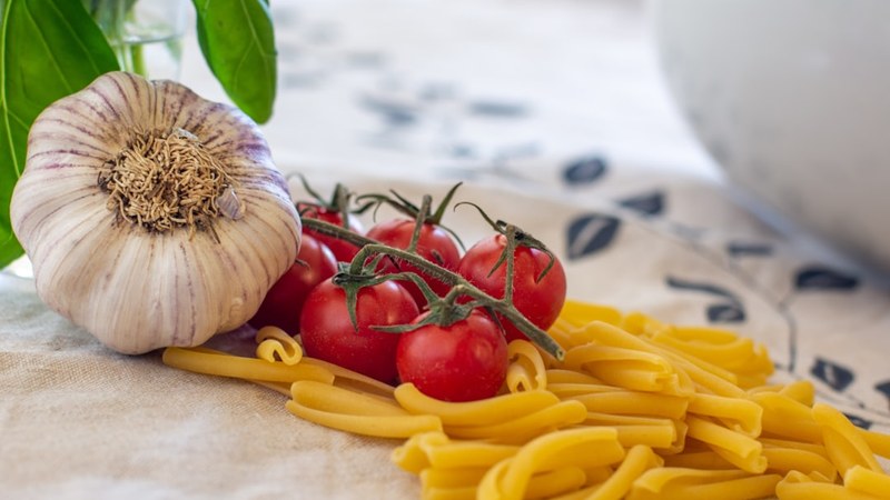 Pasta sauce tomate basilic et ail maison