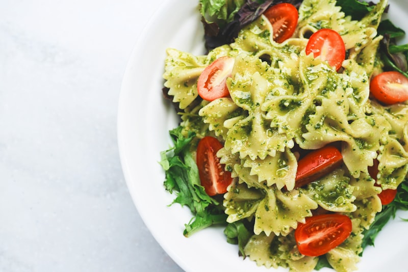 Pâtes pesto maison