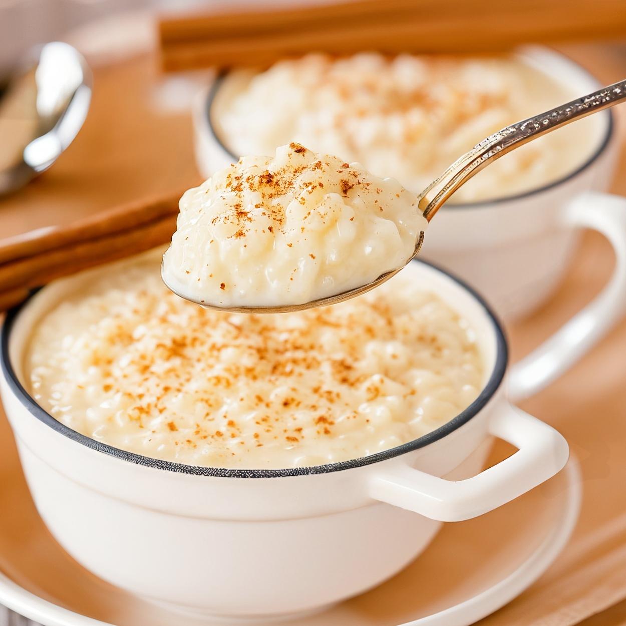 Riz au lait à la vanille