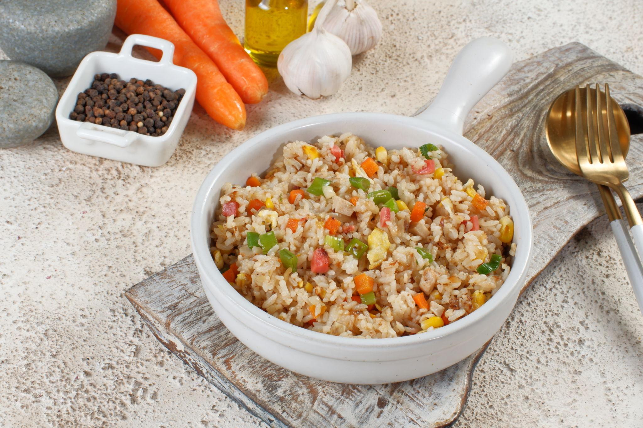 Riz sauté aux légumes façon wok